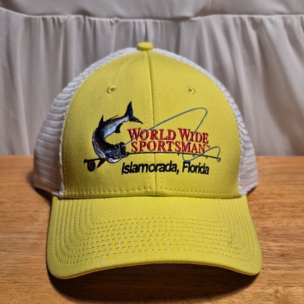 World Wide Sportsman - Islamorada, FL Trucker Snapback Hat - New